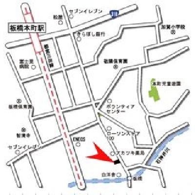 バイクガレージ･アクセス板橋本町